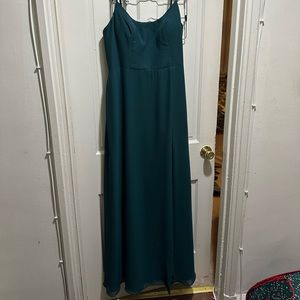 AZAZIE bridesmaid dress in Pine, size A14
